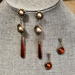 Custom 925 Silver and Amber